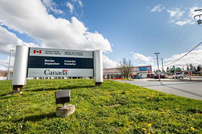 Sign for Canada Border Services Agency.